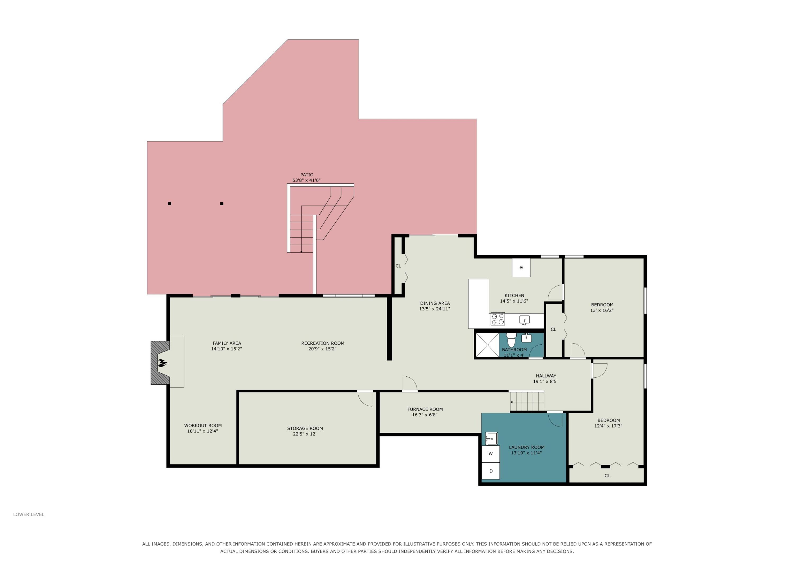 2514 Hawthorne Road Ann Arbor, MI 48104 - Photo 50 of 86 2514_hawthorne_road_lower_level_-_withou
