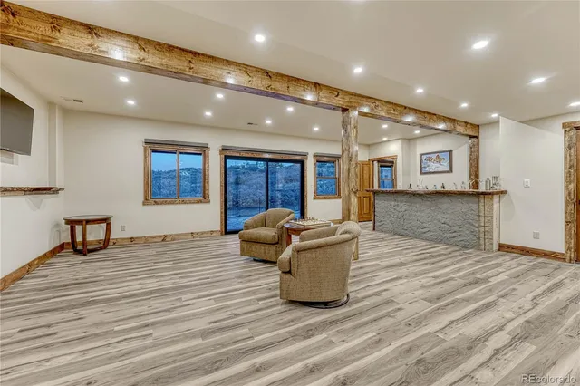 a view of kitchen and utility room