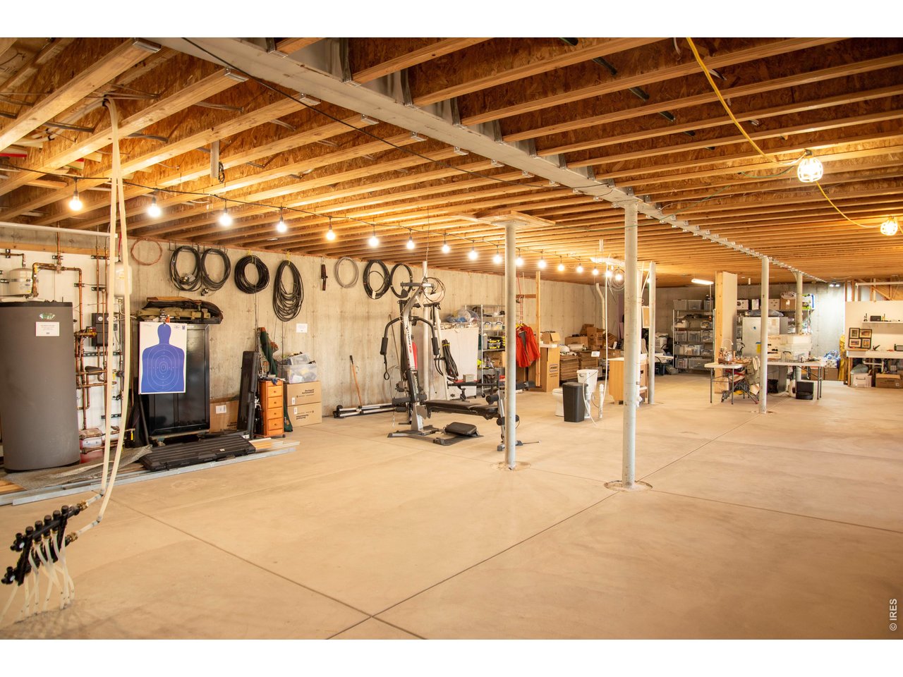 91 Eagle Rising Place Livermore, CO 80536 - Photo 25 of 38 a view of a room with gym equipment