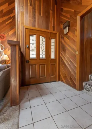a view of a entryway door front of house