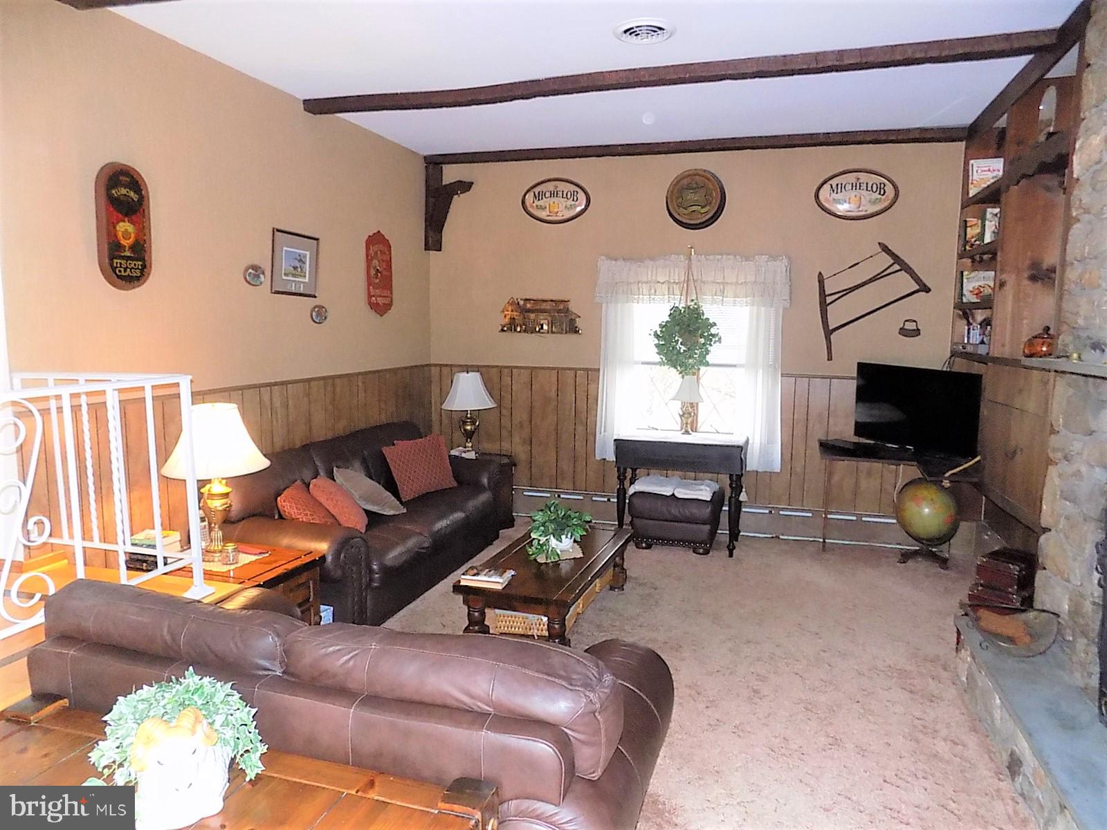 126 Walker Road Washington Crossing, PA 18977 - Photo 27 of 44 Family Room with cozy stone Fireplace