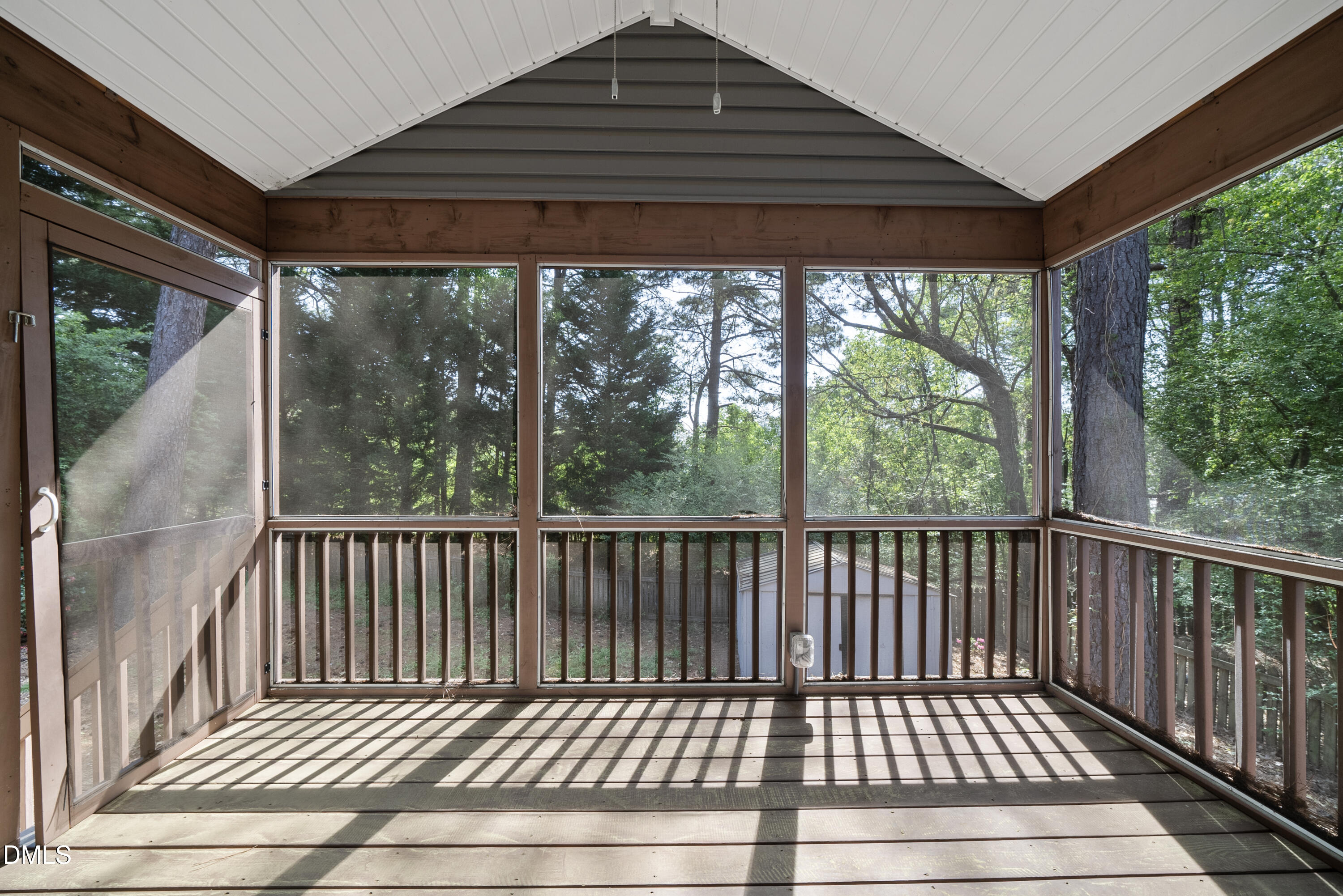 8324 Bellingham Circle Raleigh, NC 27615 - Photo 30 of 34 a view of a wooden deck