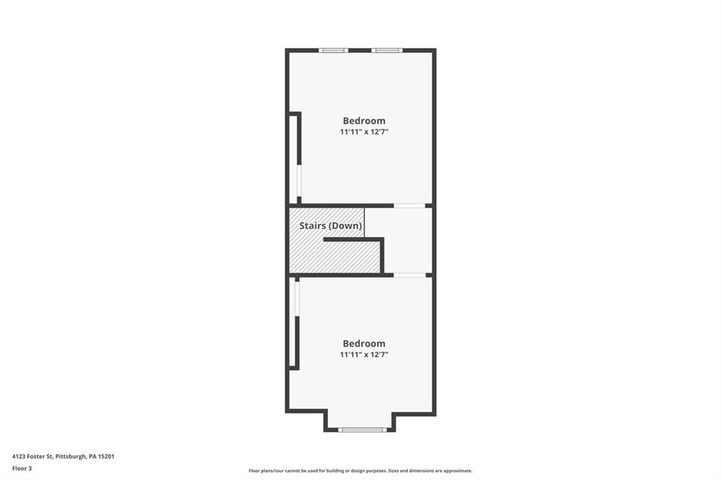 4123 Foster Street Pittsburgh, PA 15201 - Photo 31 of 31 a picture of a floor plan
