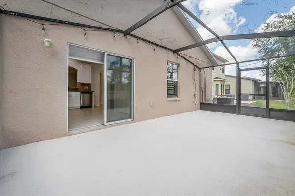 a view of a building with an outdoor space