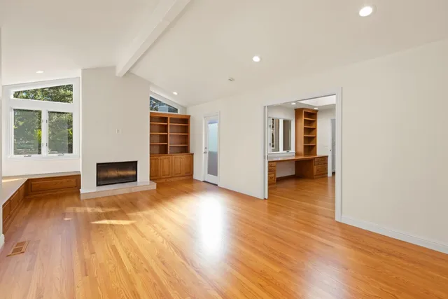 a close view of closet