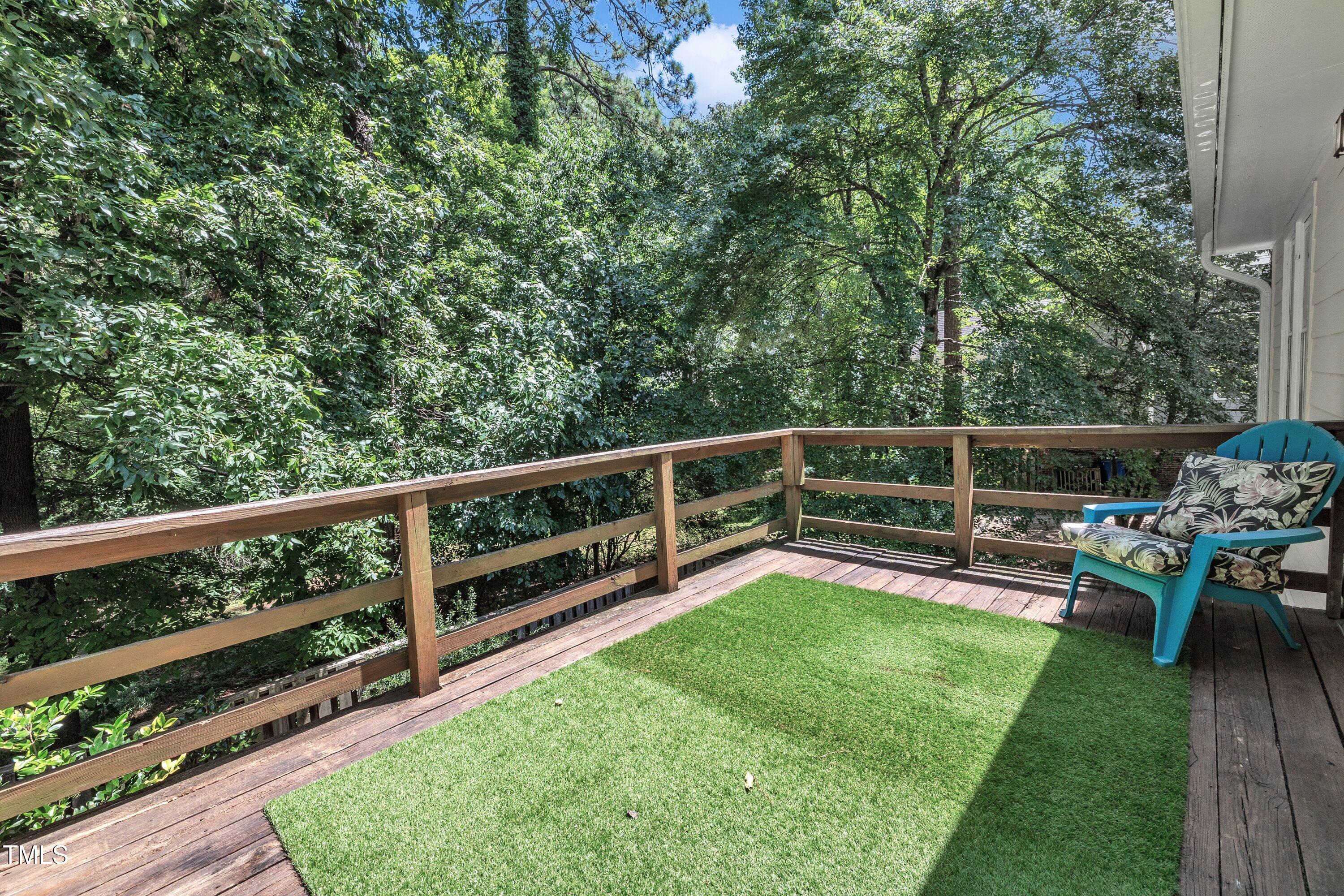 1516 Hemphill Drive Raleigh, NC 27609 - Photo 20 of 28 a view of a backyard with sitting area