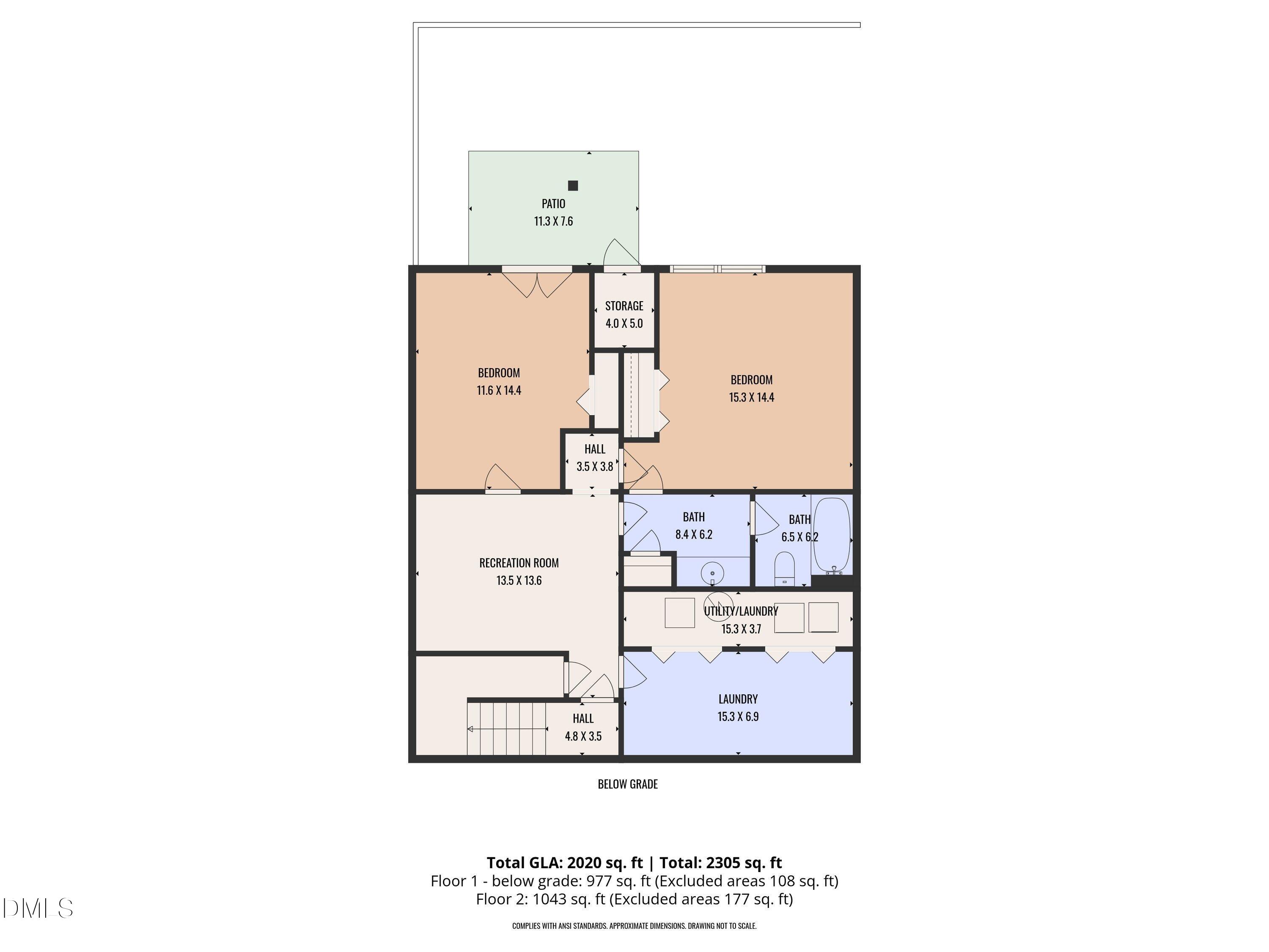 1516 Hemphill Drive Raleigh, NC 27609 - Photo 27 of 28 a picture of a floor plan