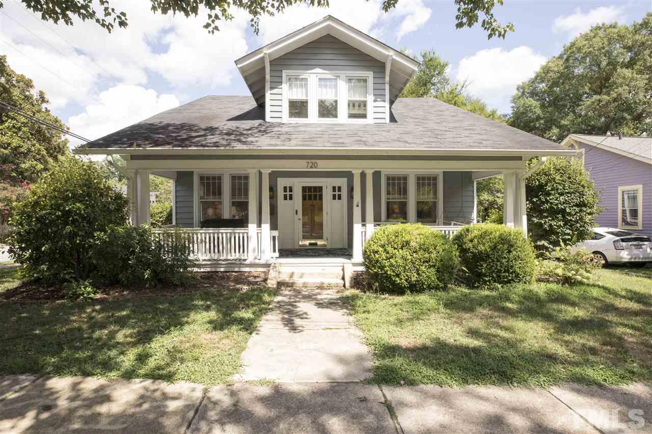 720 North Bloodworth Street Raleigh, NC 27604 - Photo 1 of 27 a front view of a house with a yard