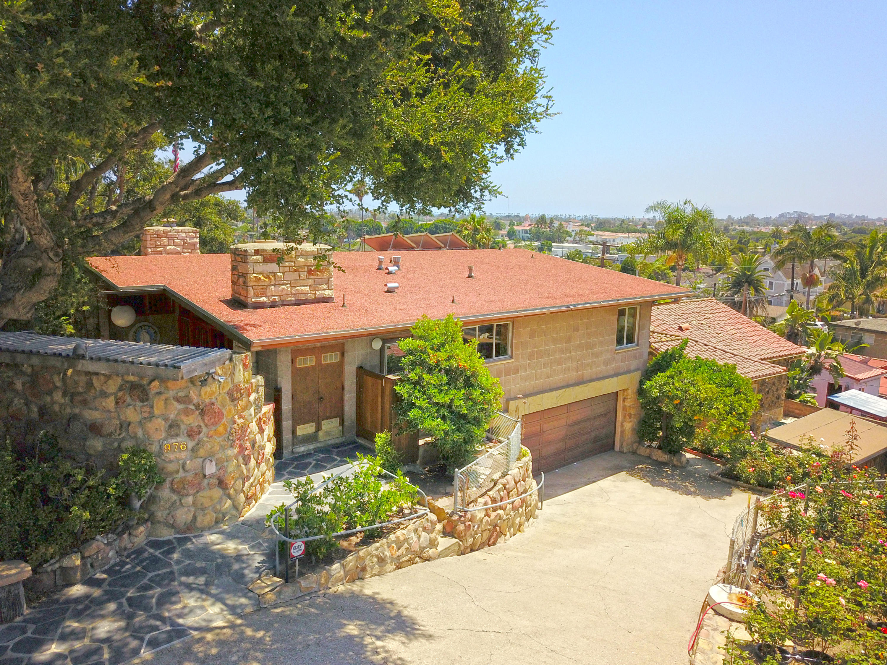 976 East Carrillo Road Santa Barbara, CA 93103 - Photo 18 of 22 front view of a house with a yard