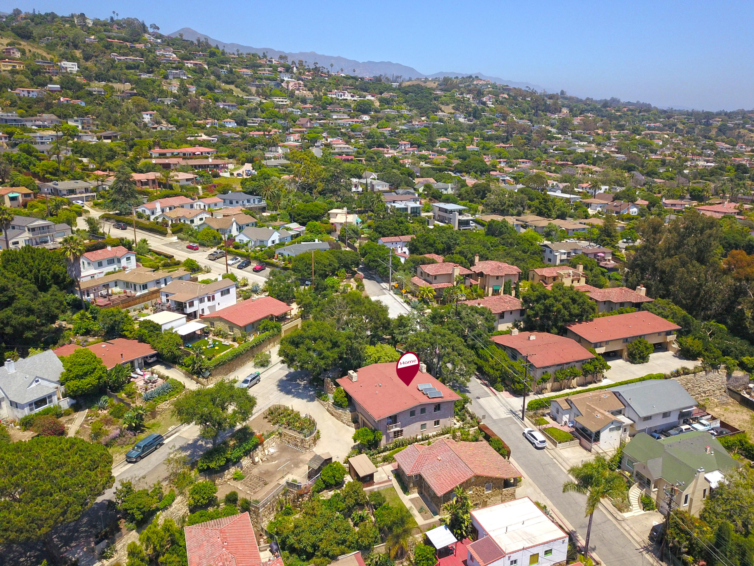 976 East Carrillo Road Santa Barbara, CA 93103 - Photo 22 of 22 view of city and green space