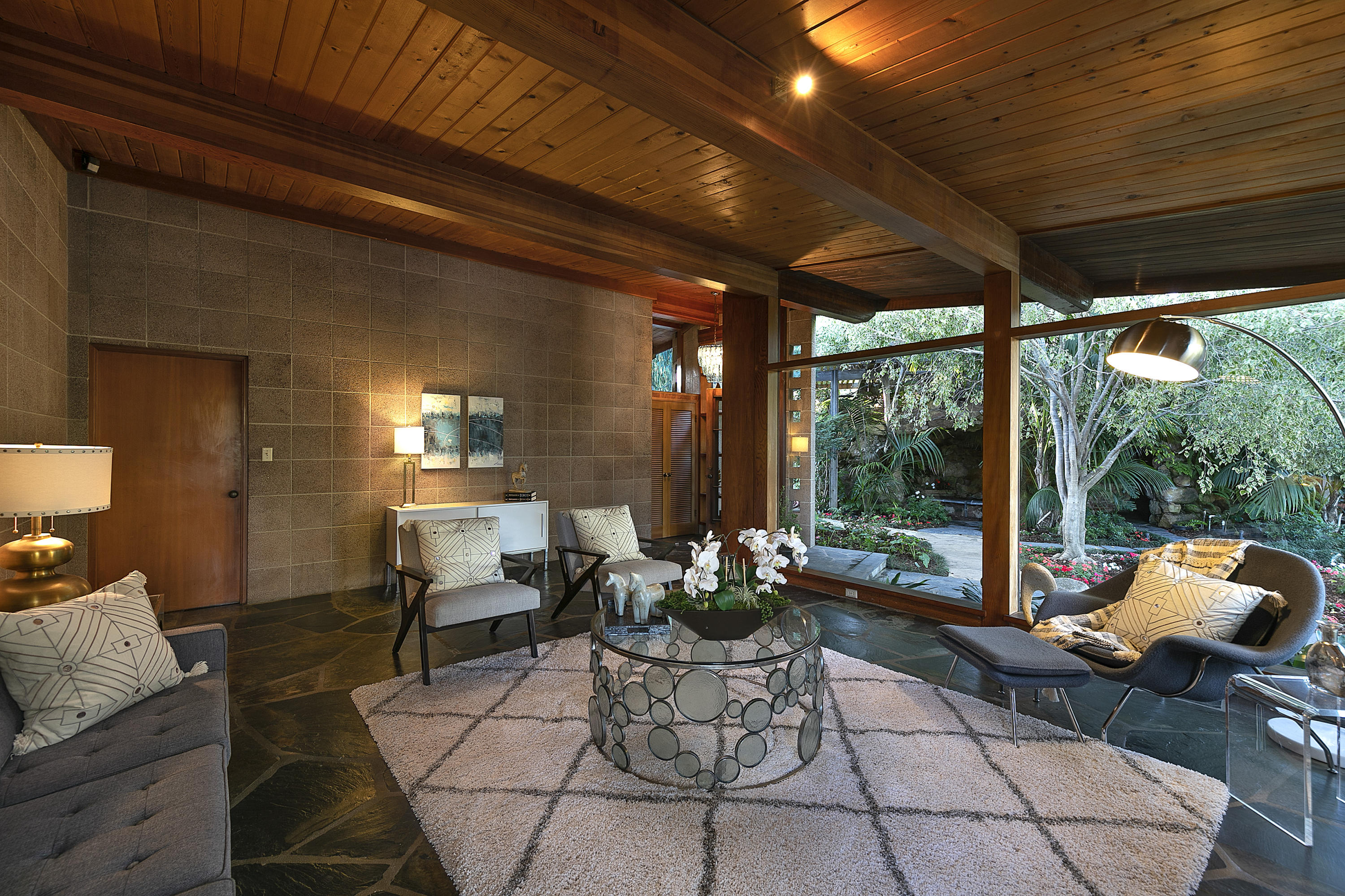 976 East Carrillo Road Santa Barbara, CA 93103 - Photo 5 of 22 a outdoor space with furniture and garden view