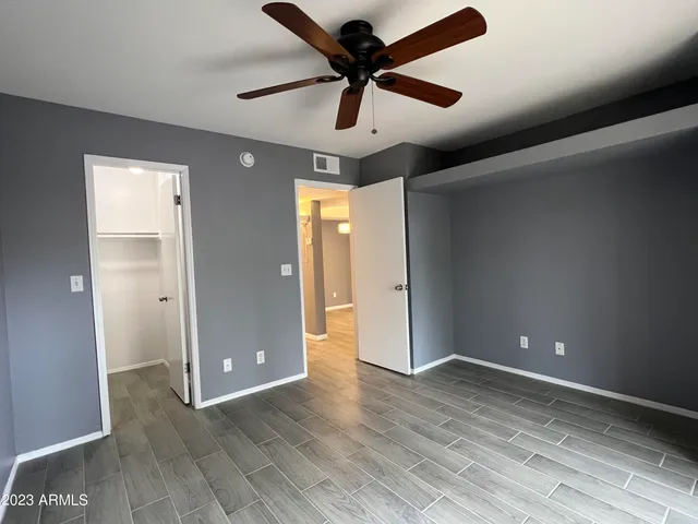 wooden floor in an empty room