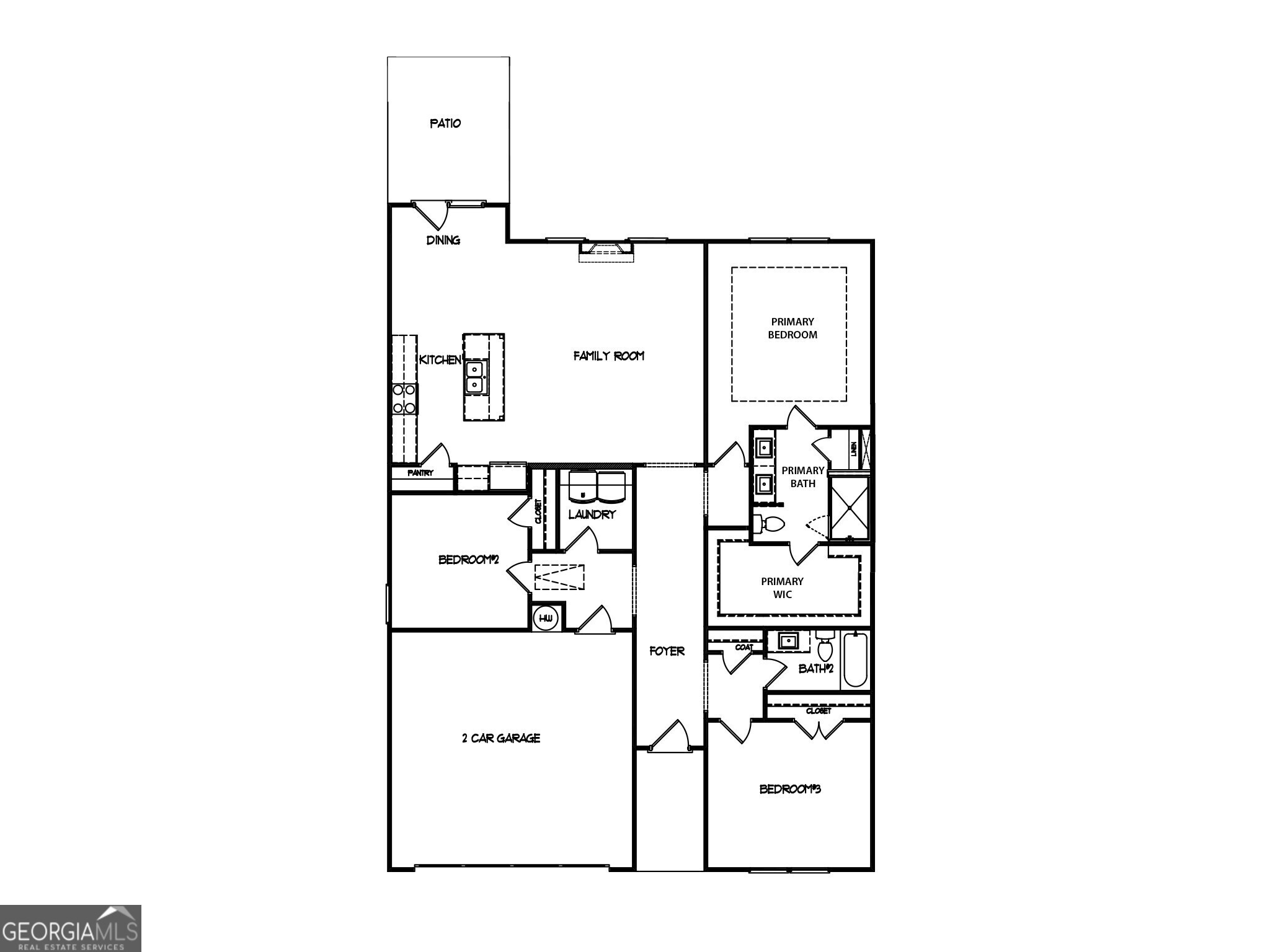 107 Breakwater Way Perry, GA 31069 - Photo 17 of 31 a picture of a floor plan