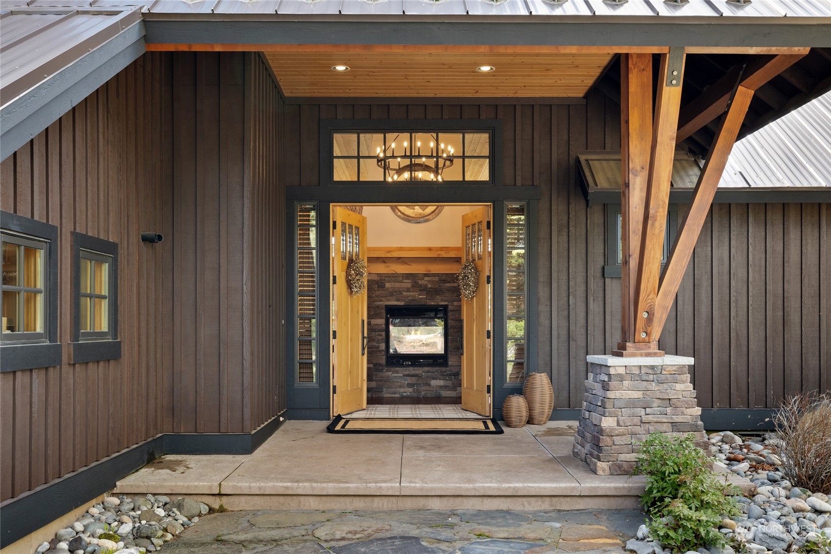 1491 Larkspur Loop Cle Elum, WA 98922 - Photo 2 of 40 a front view of a house with a balcony