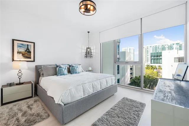 a view of a swimming pool with a lounge chair