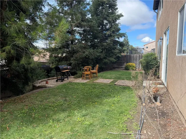 a view of a park with slide