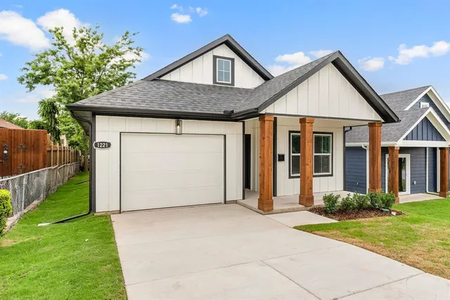 a view of small space with wooden floor