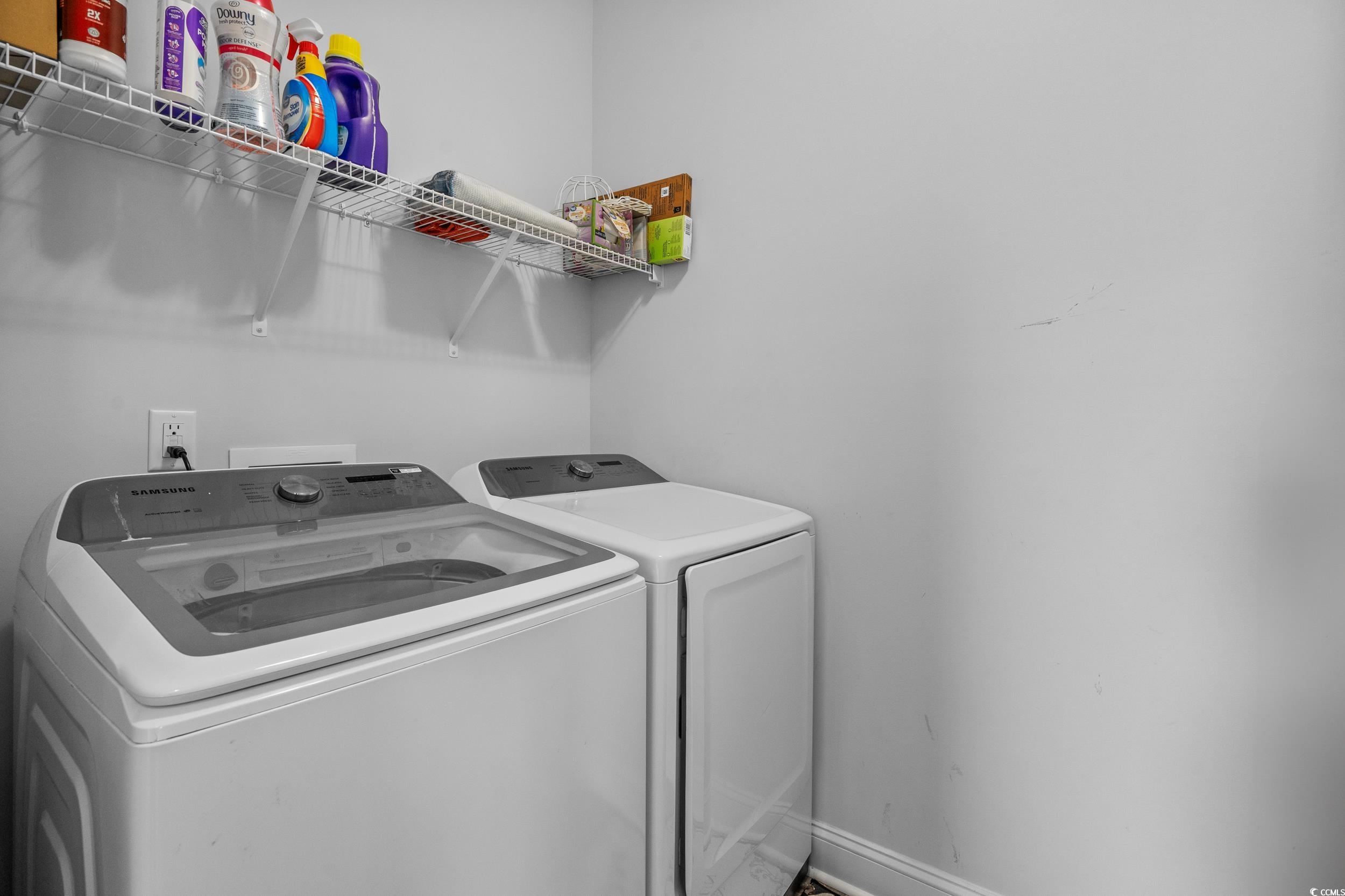 2064 Hazlette Loop Conway, SC 29526 - Photo 28 of 39 Laundry room with baseboards, separate washer and dryer, and laundry area