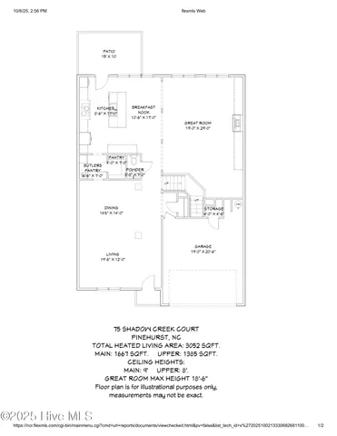 $622,500 | 75 Shadow Creek Court, Pinehurst, NC 28374