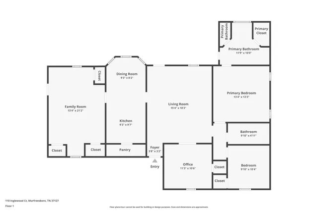 $394,999 | 110 Inglewood Court, Murfreesboro, TN 37127