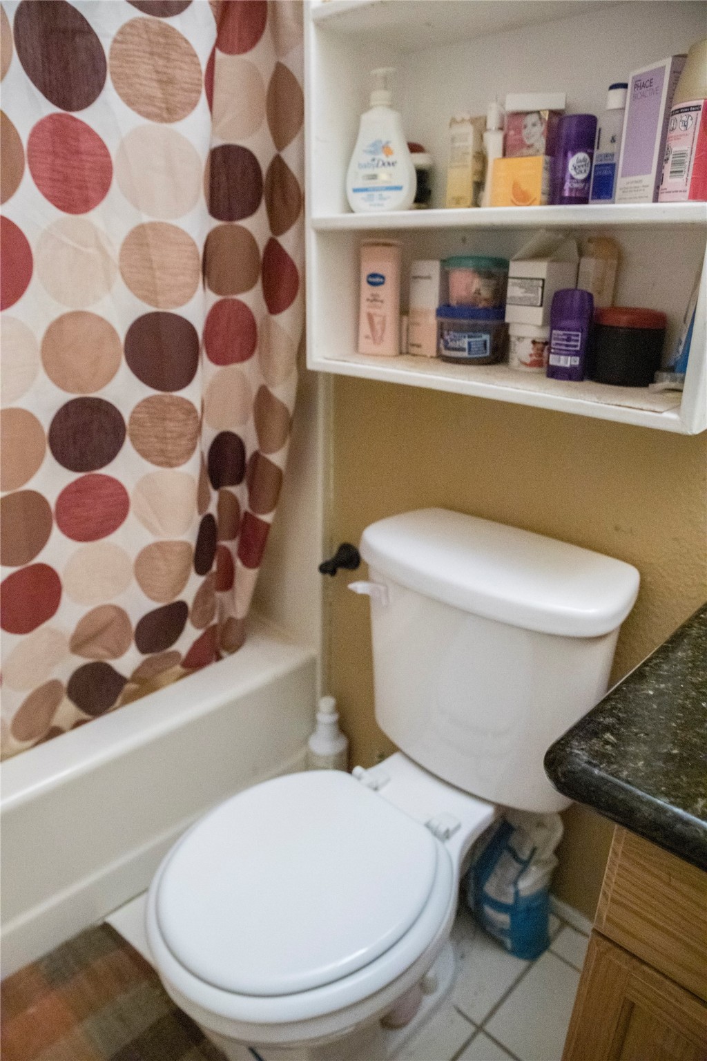 13005 Leader Street, Unit 563 Houston, TX 77072 - Photo 18 of 18 a white toilet sitting next to a shower curtain