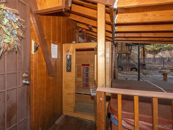 a view of a house with a door