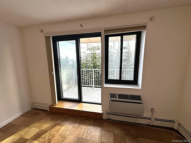 a view of an ocean and mountain