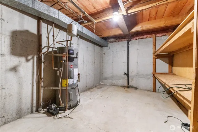 a view of a storage room