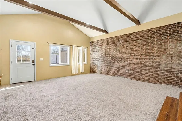 a view of an empty room