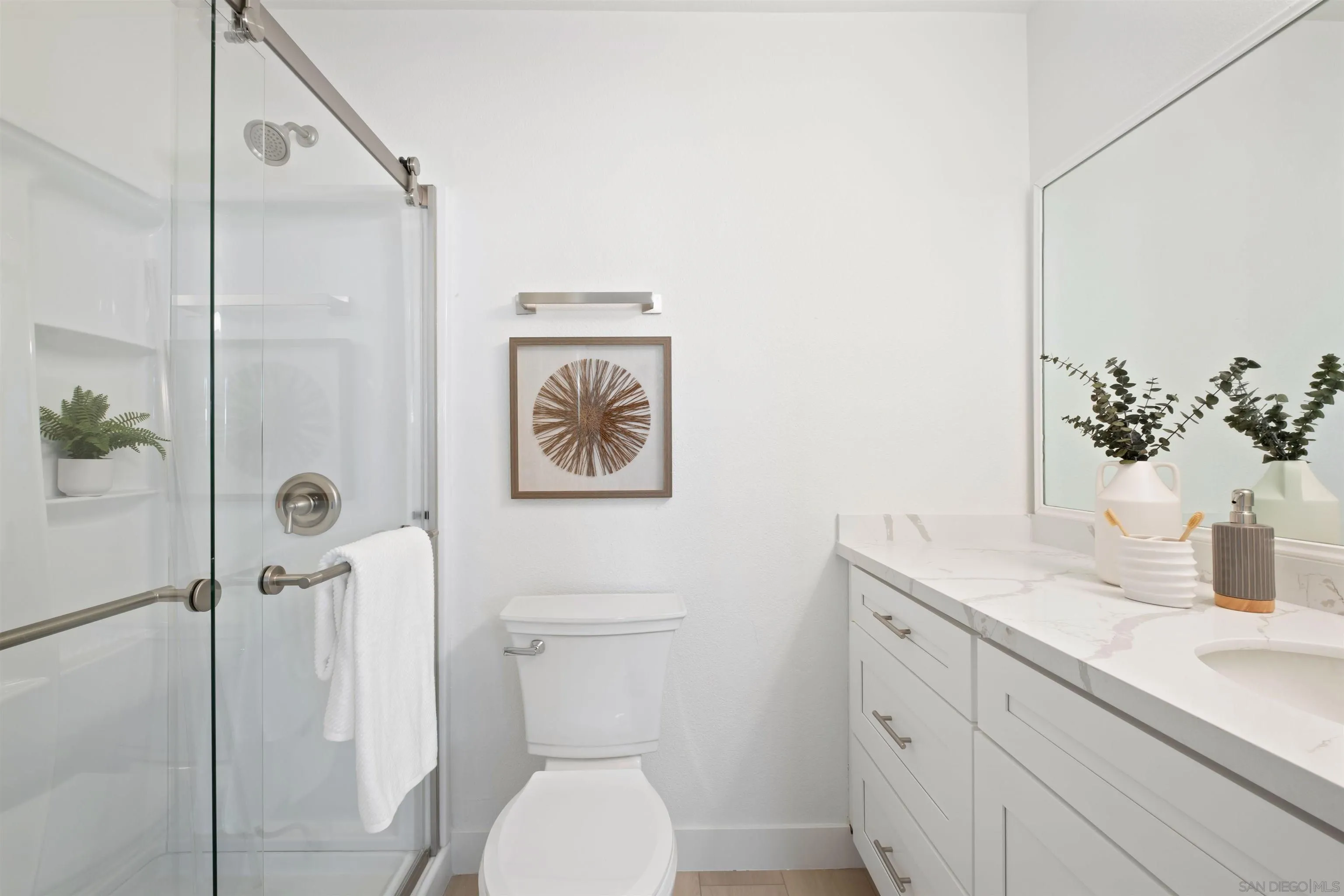 300 Roanoke Road, Unit 11 El Cajon, CA 92020 - Photo 16 of 28 a bathroom with a toilet sink and shower