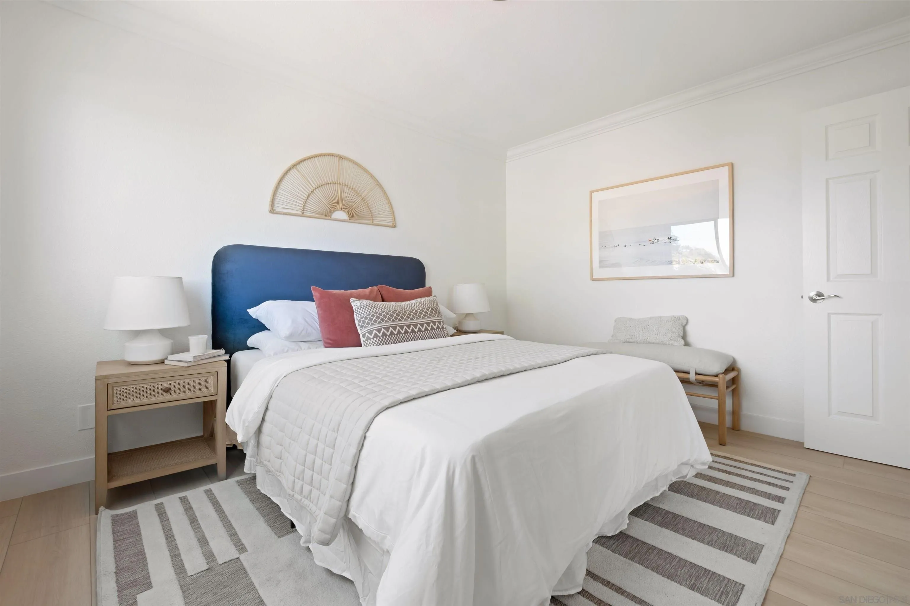 300 Roanoke Road, Unit 11 El Cajon, CA 92020 - Photo 21 of 28 a bedroom with a bed and a night stand