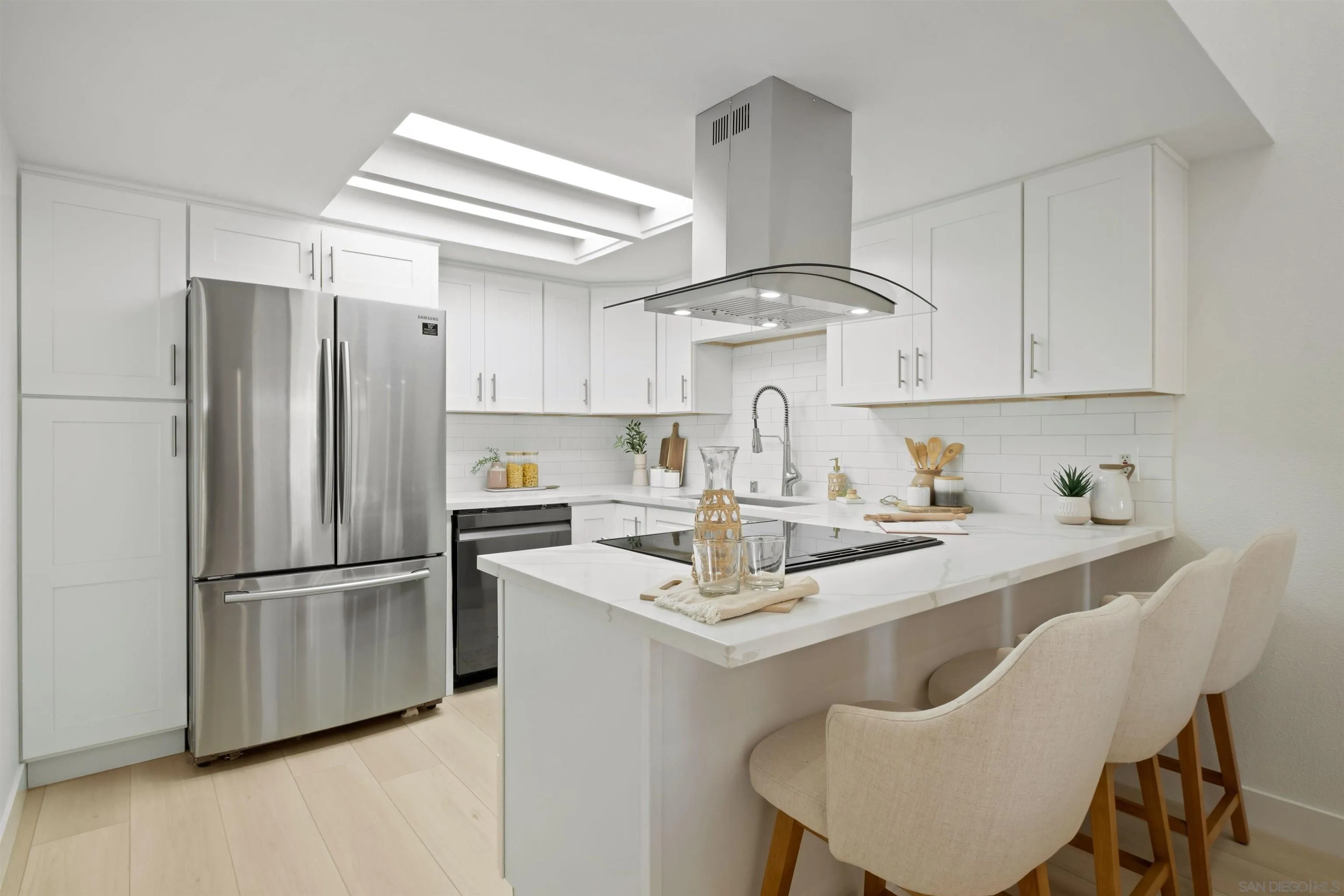 300 Roanoke Road, Unit 11 El Cajon, CA 92020 - Photo 9 of 28 a kitchen with stainless steel appliances a sink a stove a refrigerator and cabinets