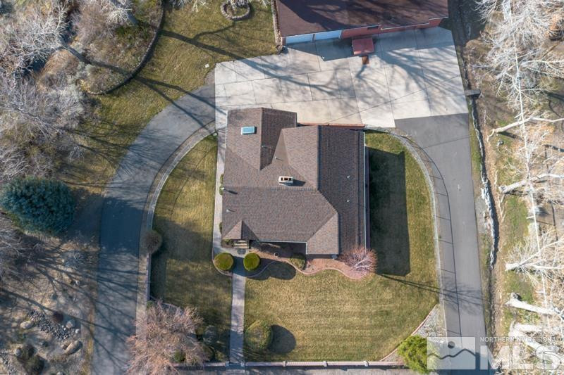 2250 Foothill Road Reno, NV 89511 - Photo 33 of 37 a aerial view of a house with a yard