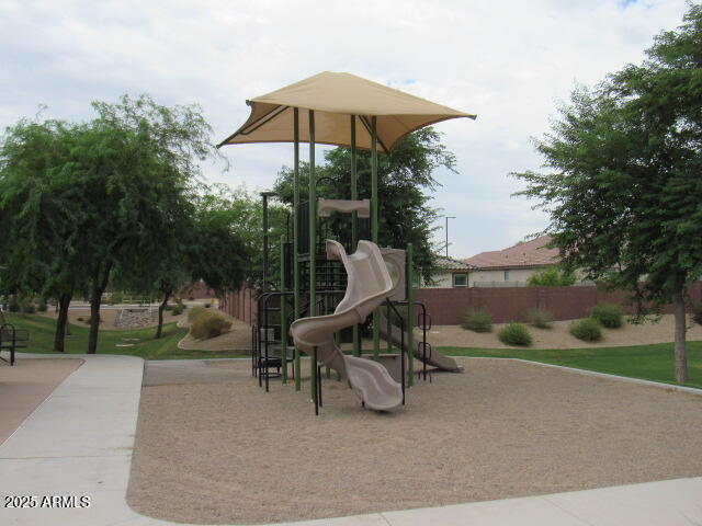 17164 West Straight Arrow Lane Surprise, AZ 85387 - Photo 23 of 39 a view of a park with slide and bench