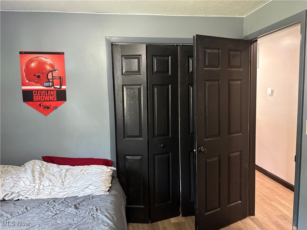 678 High Bridge Road Vermilion, OH 44089 - Photo 6 of 8 Bedroom with light wood-style floors and a closet
