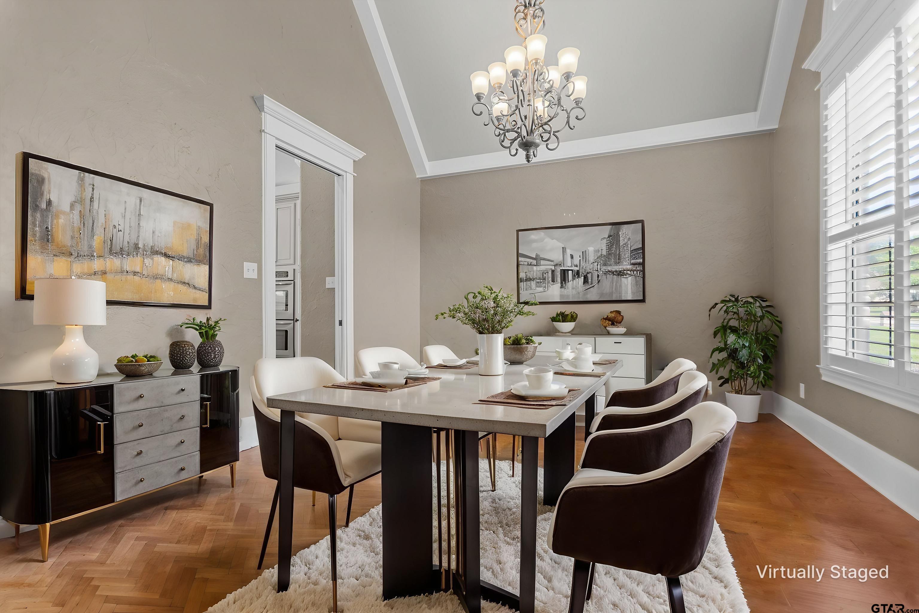 2312 Pinehurst Street Tyler, TX 75703 - Photo 13 of 43 a view of a dining room with furniture and window