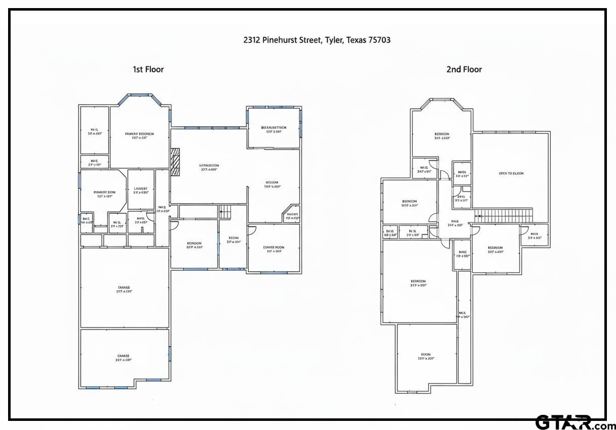 2312 Pinehurst Street Tyler, TX 75703 - Photo 5 of 43 a picture of floor plan