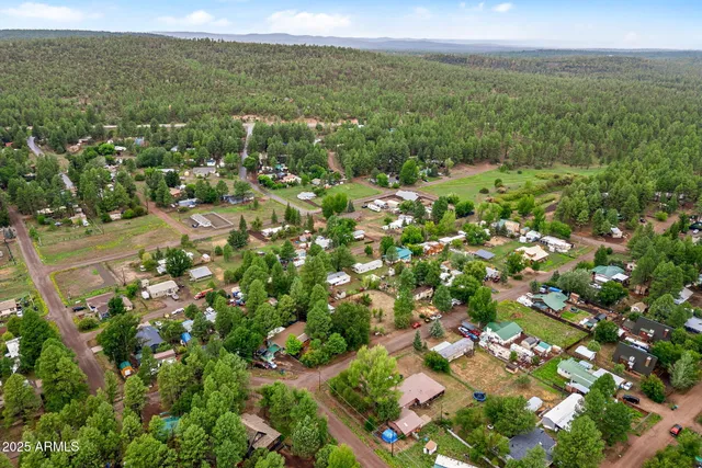 a view of a city with an outdoor space