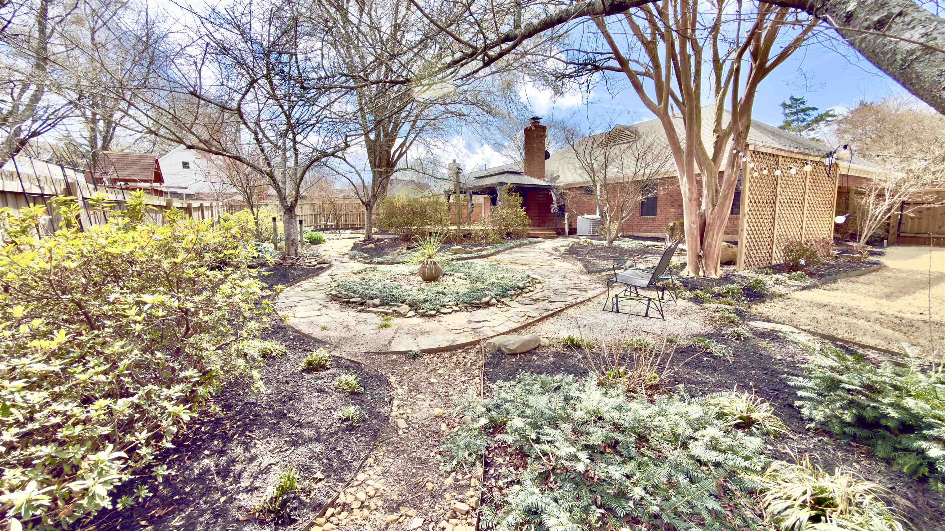 396 North Main Street Collierville, TN 38017 - Photo 19 of 23 a view of a yard covered with snow