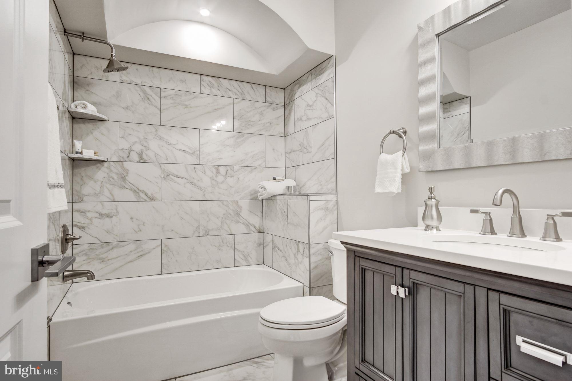 1508 Spring Place Northwest Washington, DC 20010 - Photo 32 of 48 Beautiful hall bath