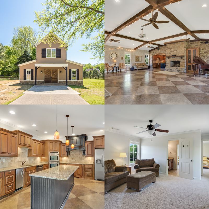 336 Pisgah Road Eads, TN 38028 - Photo 23 of 25 Over 2700sf in this separate guest house with oversized living room that can also serve as an event space, completely equipped kitchen, half bath down, plus three bedrooms and full bath on the second level.