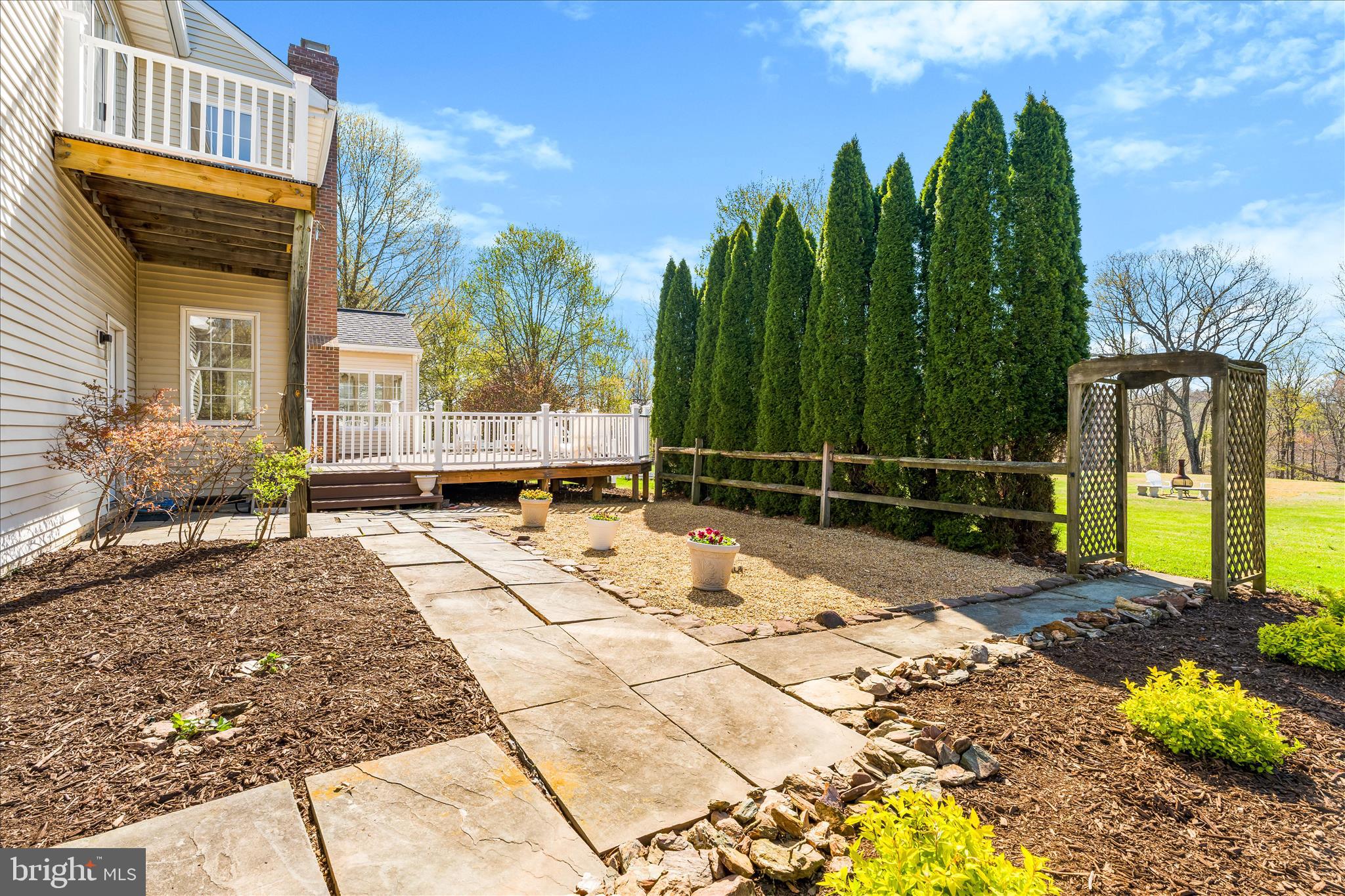 3033 Averley Road Ijamsville, MD 21754 - Photo 14 of 115 a view of a backyard with pathway