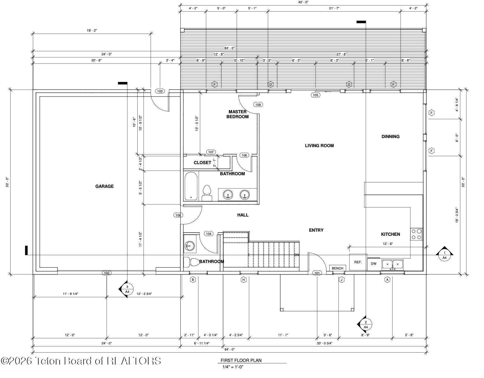 149 Alpine Mdw Loop Alpine, WY 83128 - Photo 14 of 15 Lot 3 Main Level Floor Plan