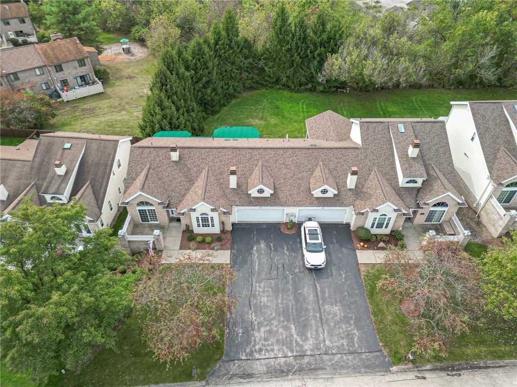 306 Georgetown Lane Export, PA 15632 - Photo 34 of 35 an aerial view of a house with garden space and street view