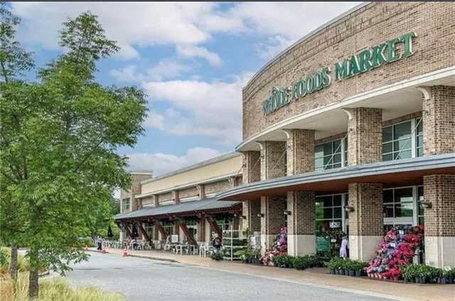 a front view of school