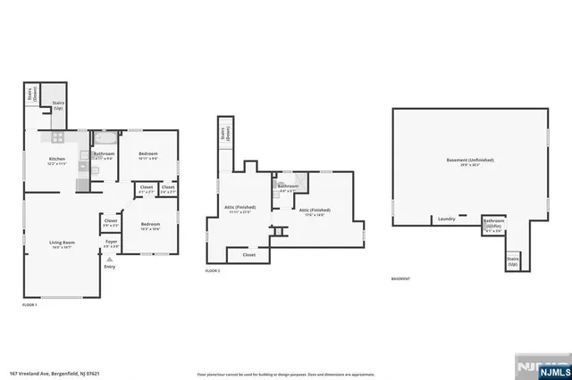 $549,900 | 167 Vreeland Avenue, Bergenfield, NJ 07621