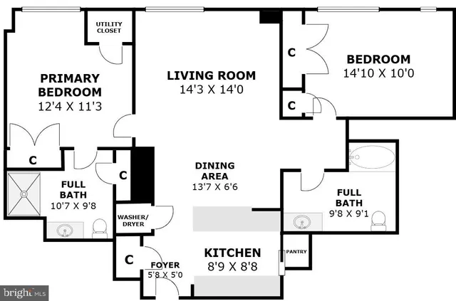 $3,995 | 475 K Street Northwest, Unit 1126, Washington, DC 20001