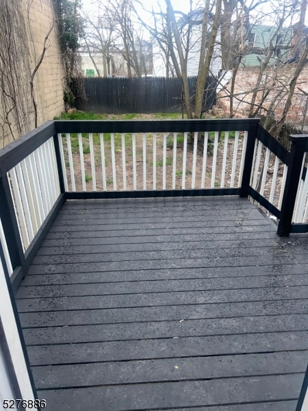 a view of wooden deck