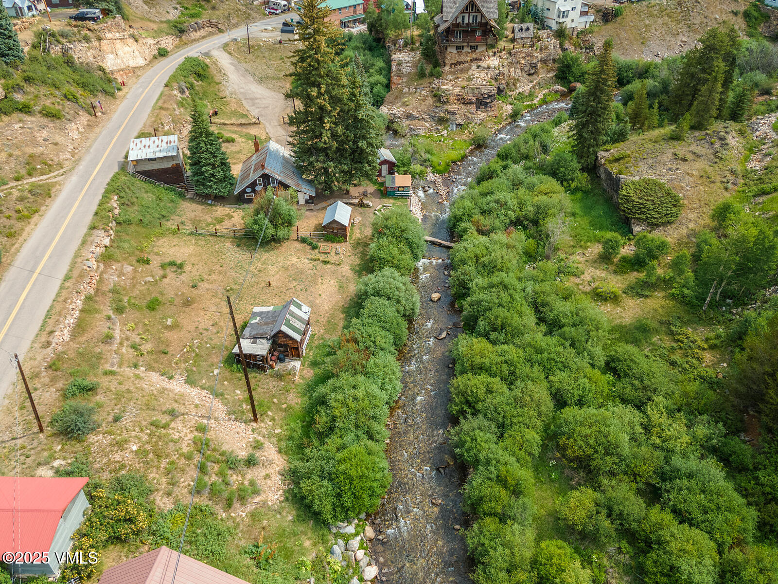 407 Water Street Red Cliff, CO 81649 - Photo 7 of 25 a view of a yard with a tree