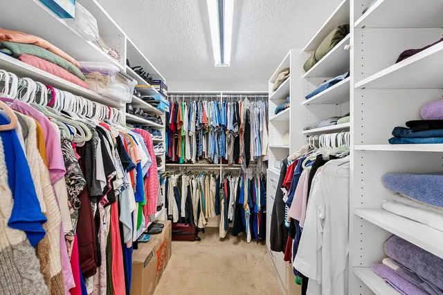 a view of backyard with a garden